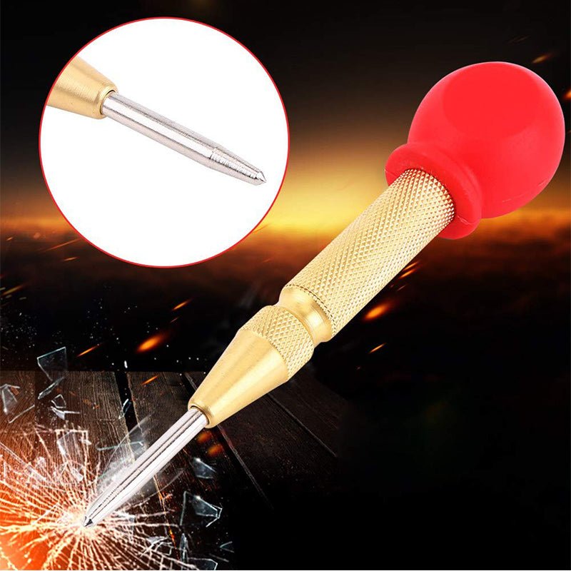 Penta Center Punch | Spring - Loaded Precision Tool - Hartwella