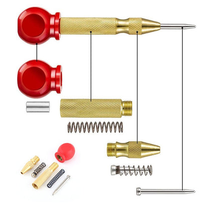 Penta Center Punch | Spring - Loaded Precision Tool - Hartwella