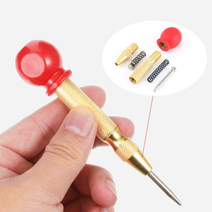 Penta Center Punch | Spring - Loaded Precision Tool - Hartwella