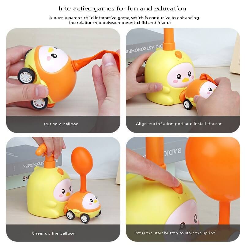 Pico Balloon - Powered Toy Car | Educational, Safe, Fun Design - Hartwella