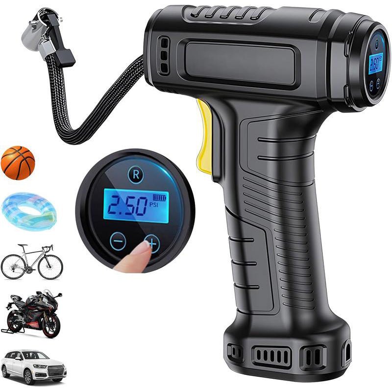 Pico Portable Air Compressor | Cordless, Digital Display, Fast Inflation - Hartwella