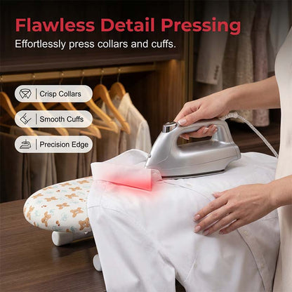 Pico Small Ironing Board | Compact Table Top Design, Foldable Metal Frame - Hartwella
