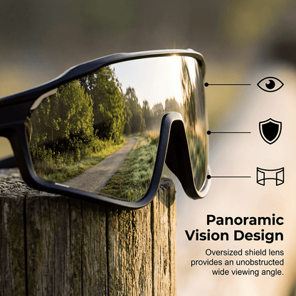Pico Sports Glasses | Photochromic, Panoramic Vision, Anti - Slip Fit - Hartwella