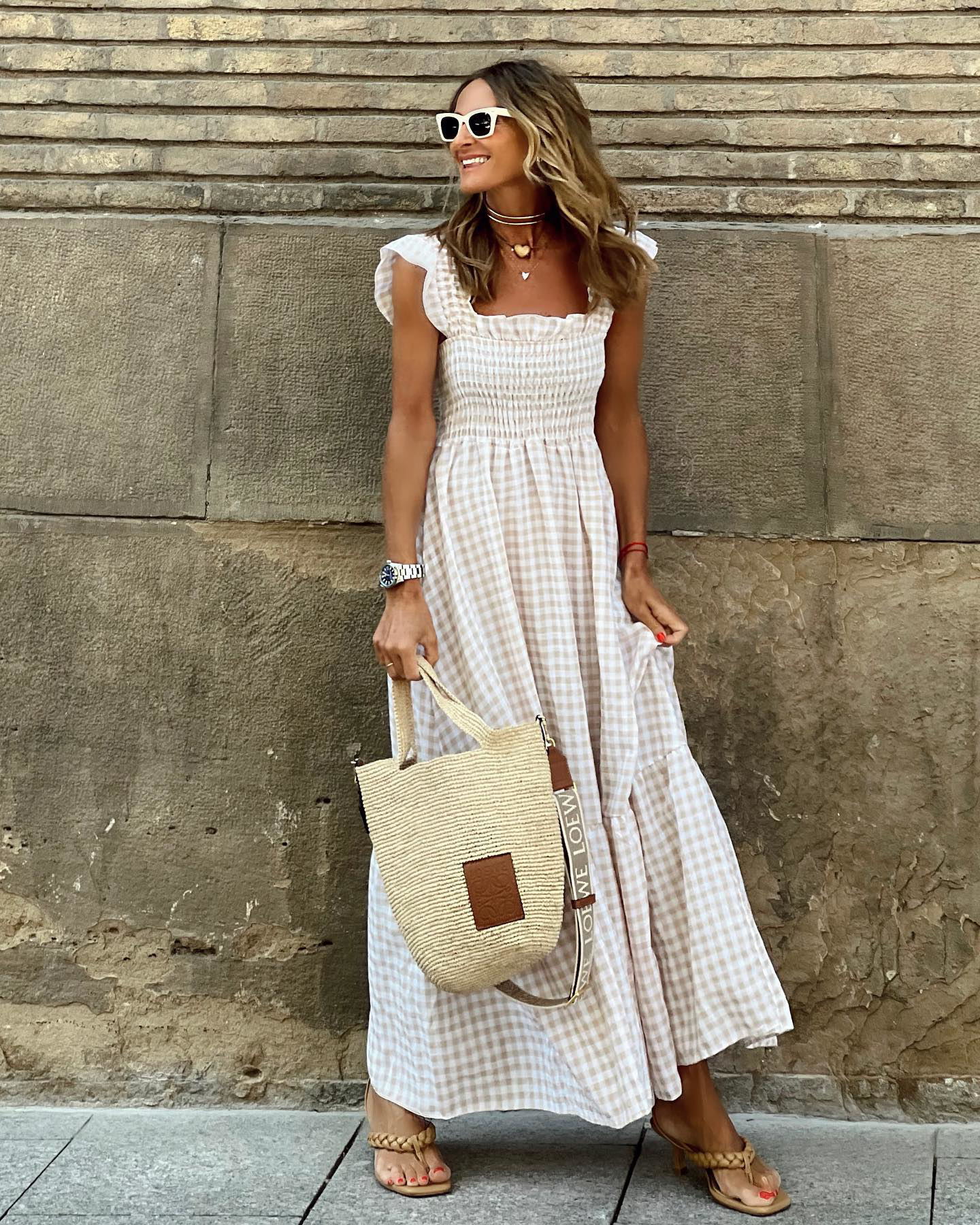 Pina Maxi Dress | Flattering Smocked Bodice, Lightweight Summer Dress - Hartwella