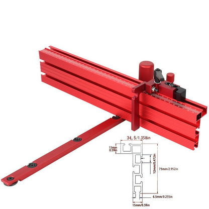 Pinnacle Miter Gauge | Precision Aluminum, Adjustable Angle - Hartwella