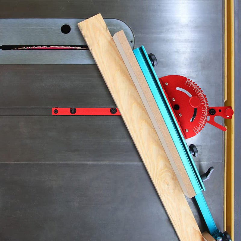 Pinnacle Miter Gauge | Precision Aluminum, Adjustable Angle - Hartwella