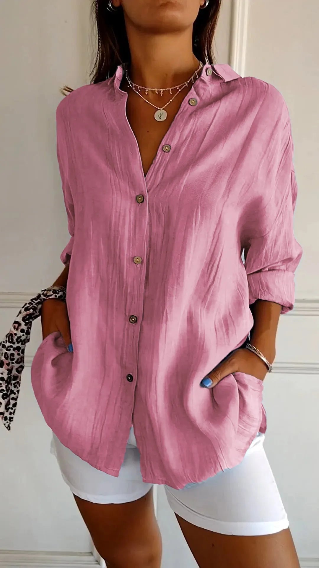 Plea Shirt | Classic Pleated, Plus Size - Hartwella