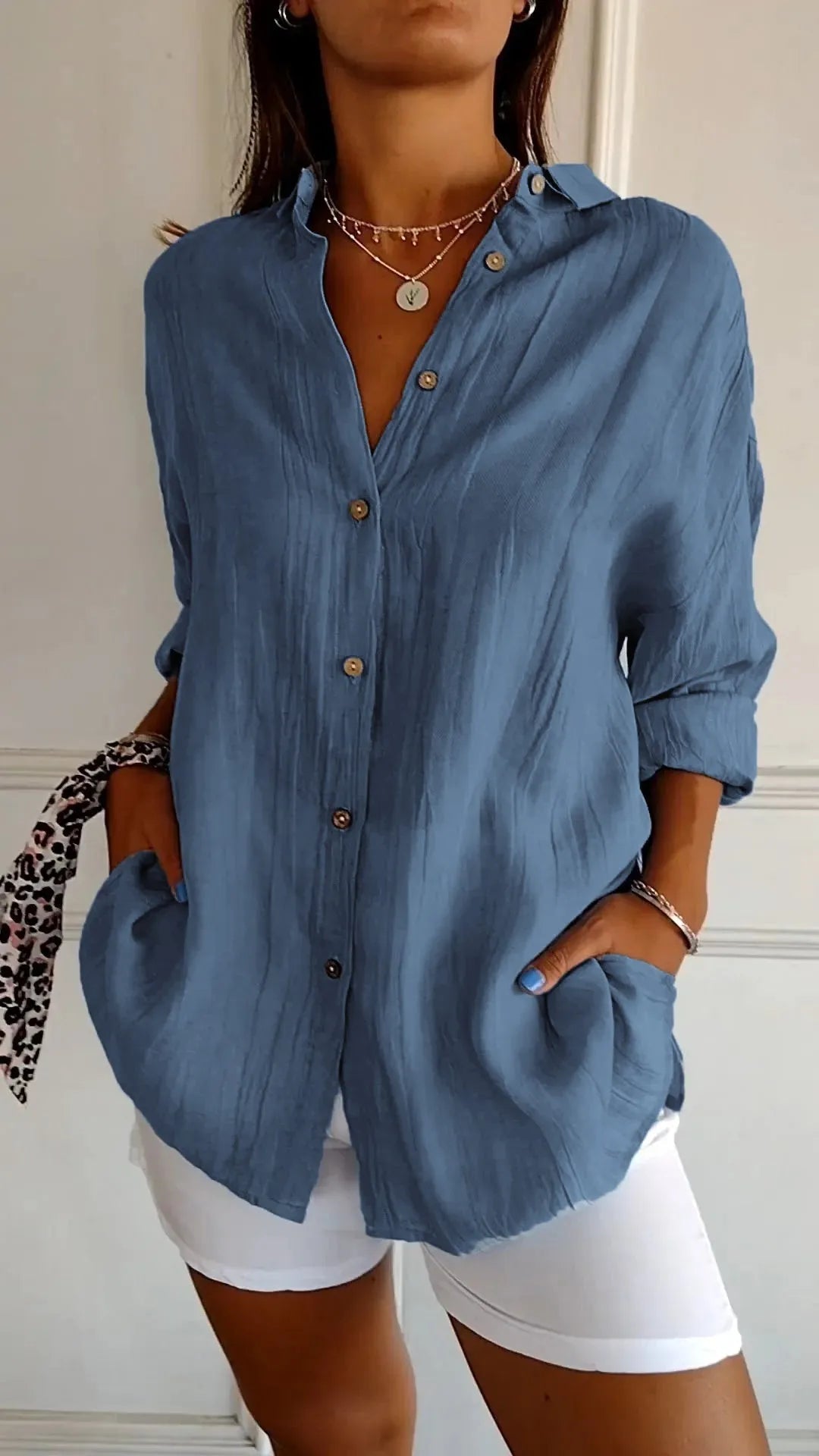 Plea Shirt | Classic Pleated, Plus Size - Hartwella