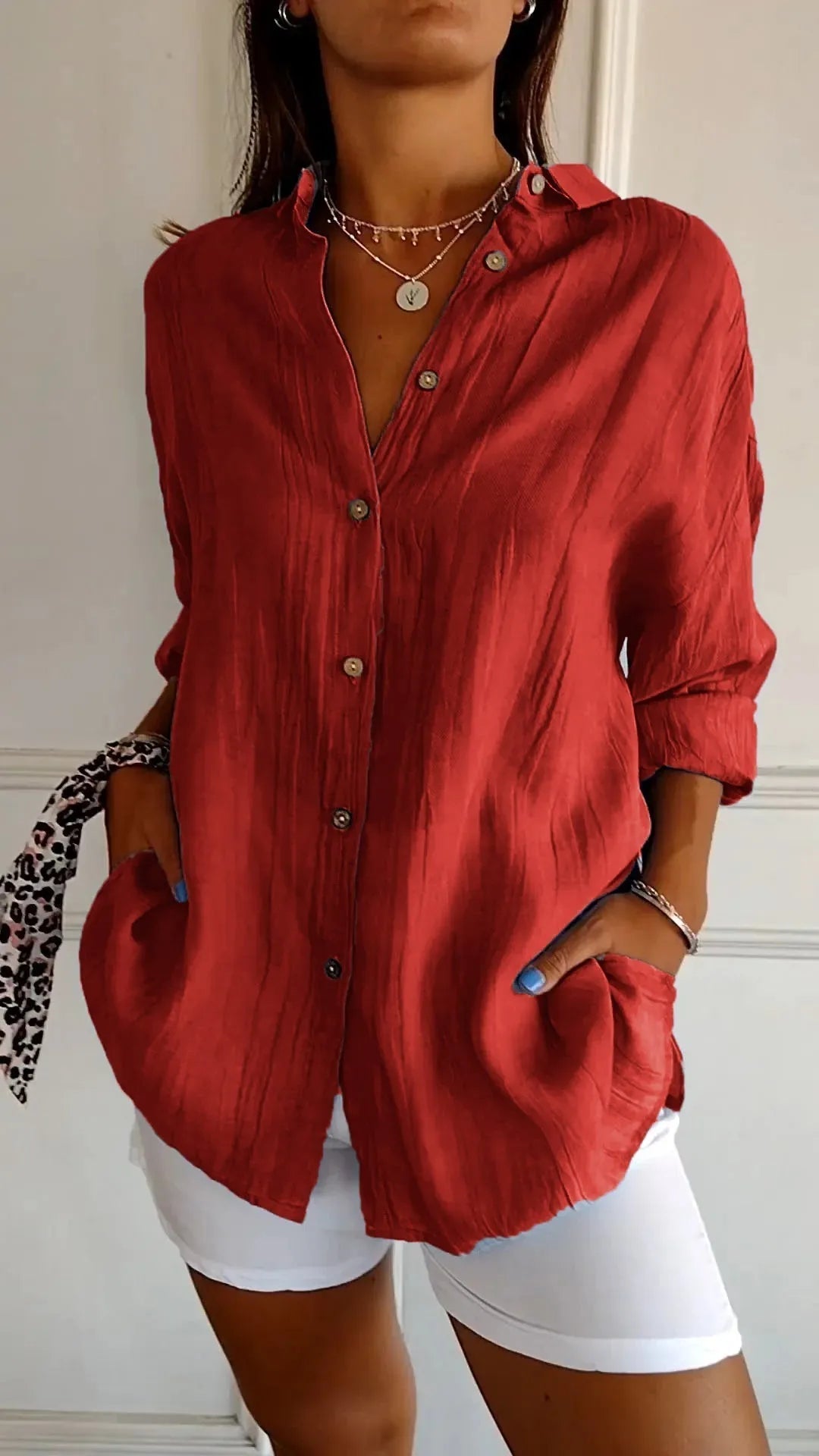 Plea Shirt | Classic Pleated, Plus Size - Hartwella