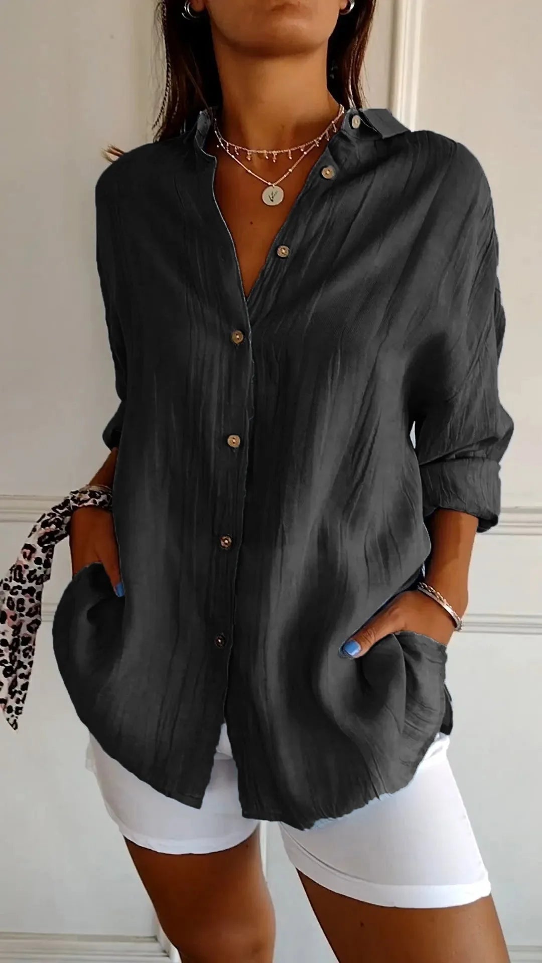 Plea Shirt | Classic Pleated, Plus Size - Hartwella