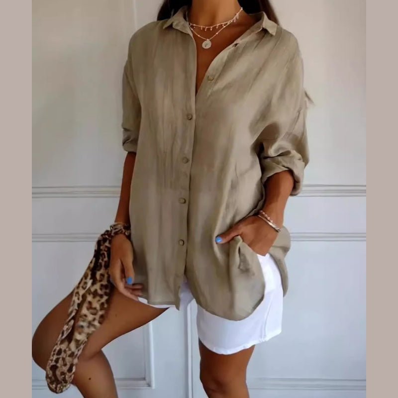 Plea Shirt | Classic Pleated, Plus Size - Hartwella