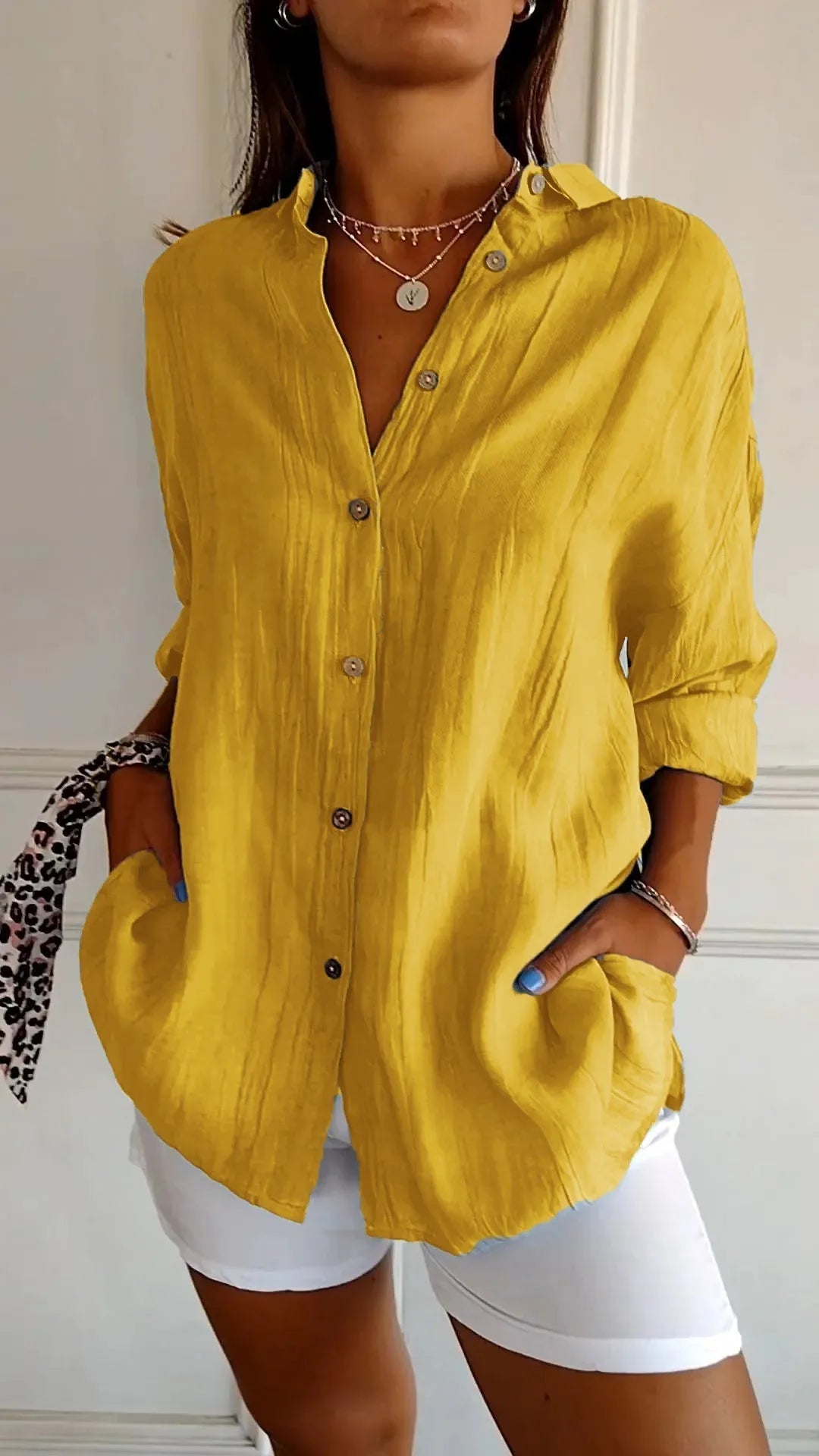 Plea Shirt | Classic Pleated, Plus Size - Hartwella
