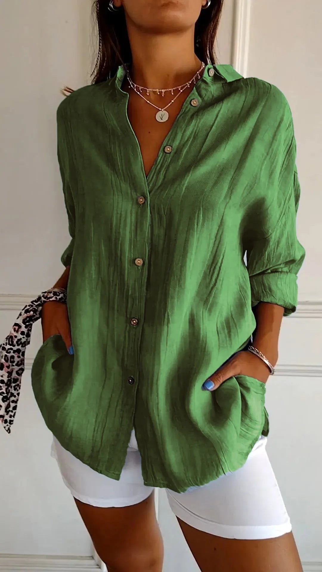Plea Shirt | Classic Pleated, Plus Size - Hartwella
