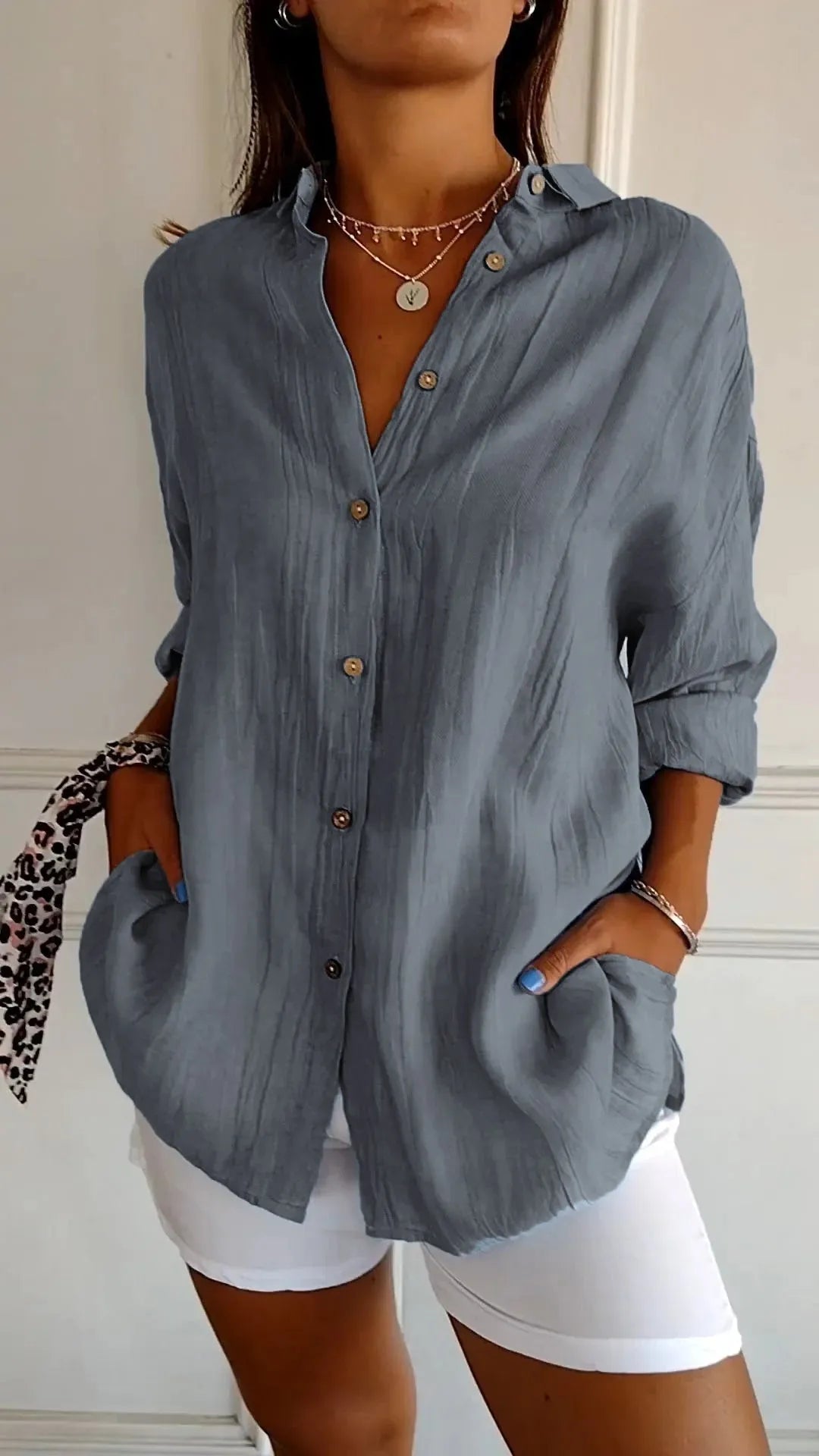 Plea Shirt | Classic Pleated, Plus Size - Hartwella