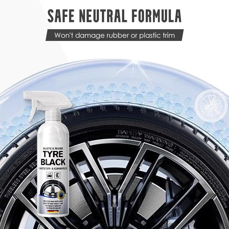 Plexi Tyre Shine Spray | Advanced Protection, Instant Black Finish - Hartwella