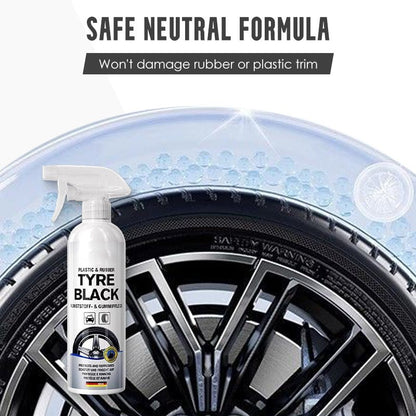 Plexi Tyre Shine Spray | Advanced Protection, Instant Black Finish - Hartwella