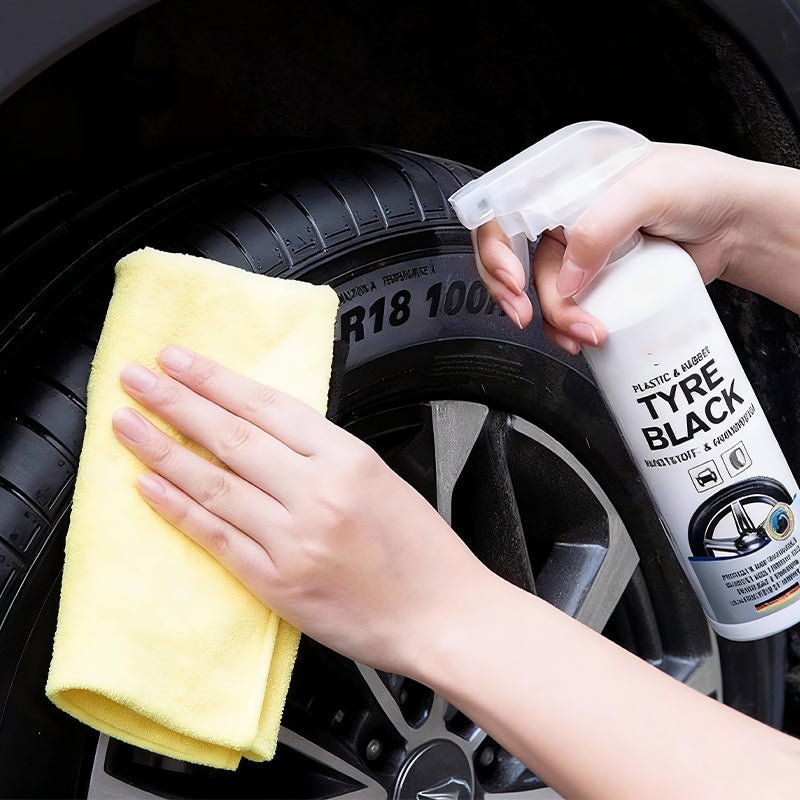 Plexi Tyre Shine Spray | Advanced Protection, Instant Black Finish - Hartwella