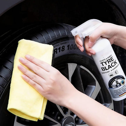 Plexi Tyre Shine Spray | Advanced Protection, Instant Black Finish - Hartwella
