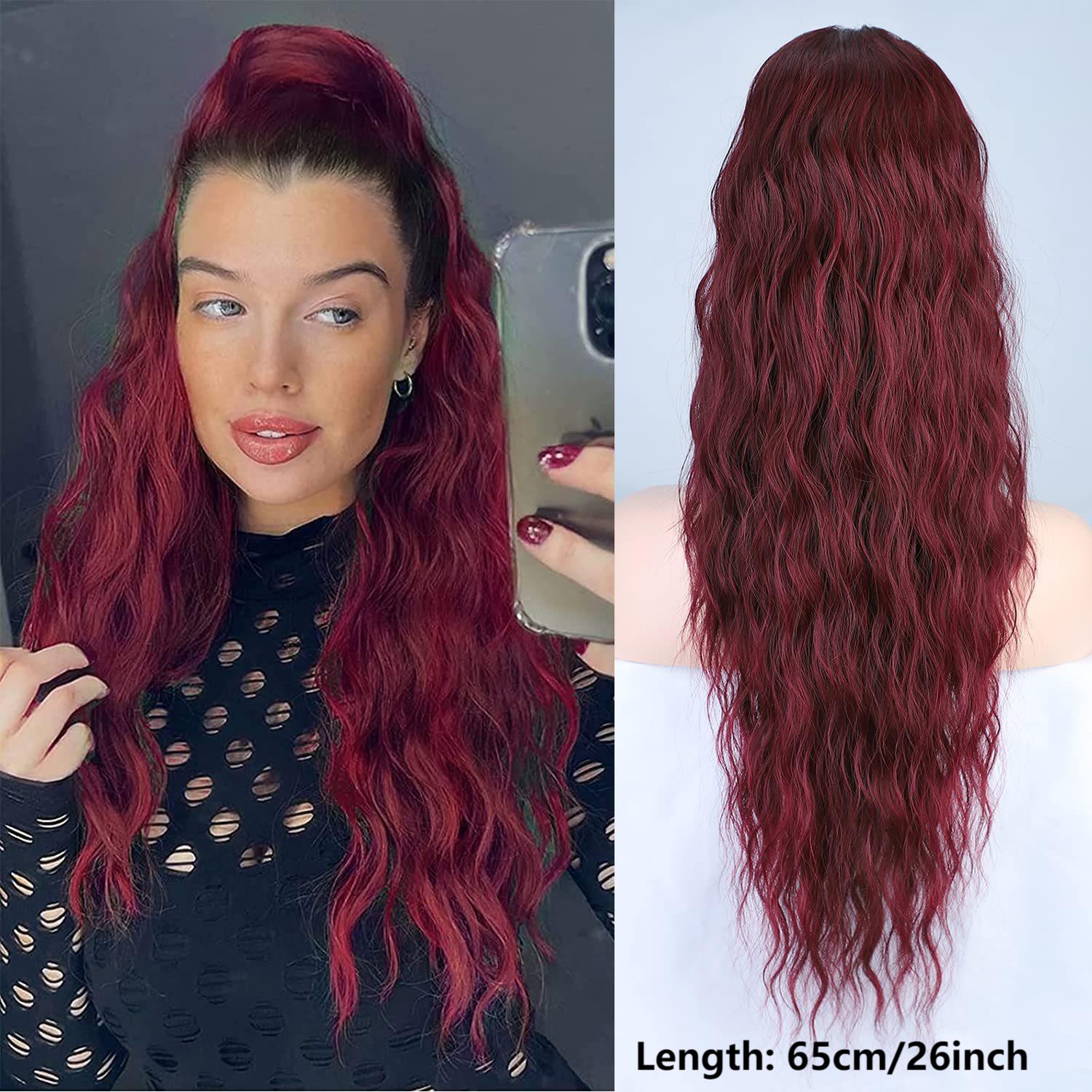 Ponytail Bliss Hair Extensions | Clip - On, 26 Inches Synthetic Fiber - Hartwella