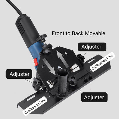 Primo Angle Grinder Stand | Metal, 45° Chamfer Cutting, Universal Compatibility - Hartwella