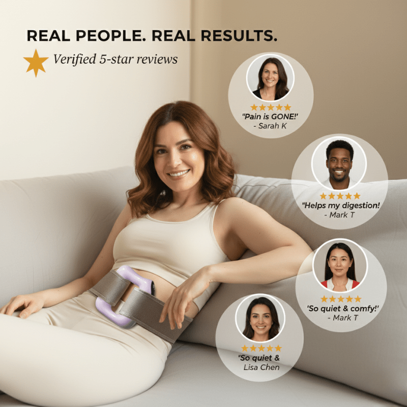 Pulsar Massage Device | 3 - in - 1 Vibration & Heat Therapy - Hartwella