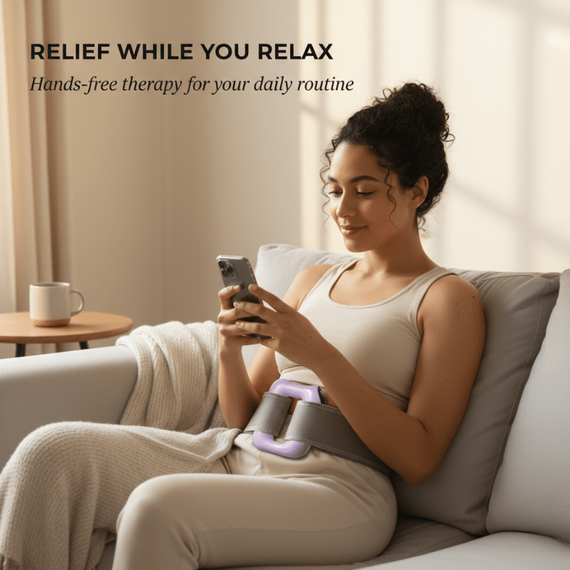 Pulsar Massage Device | 3 - in - 1 Vibration & Heat Therapy - Hartwella