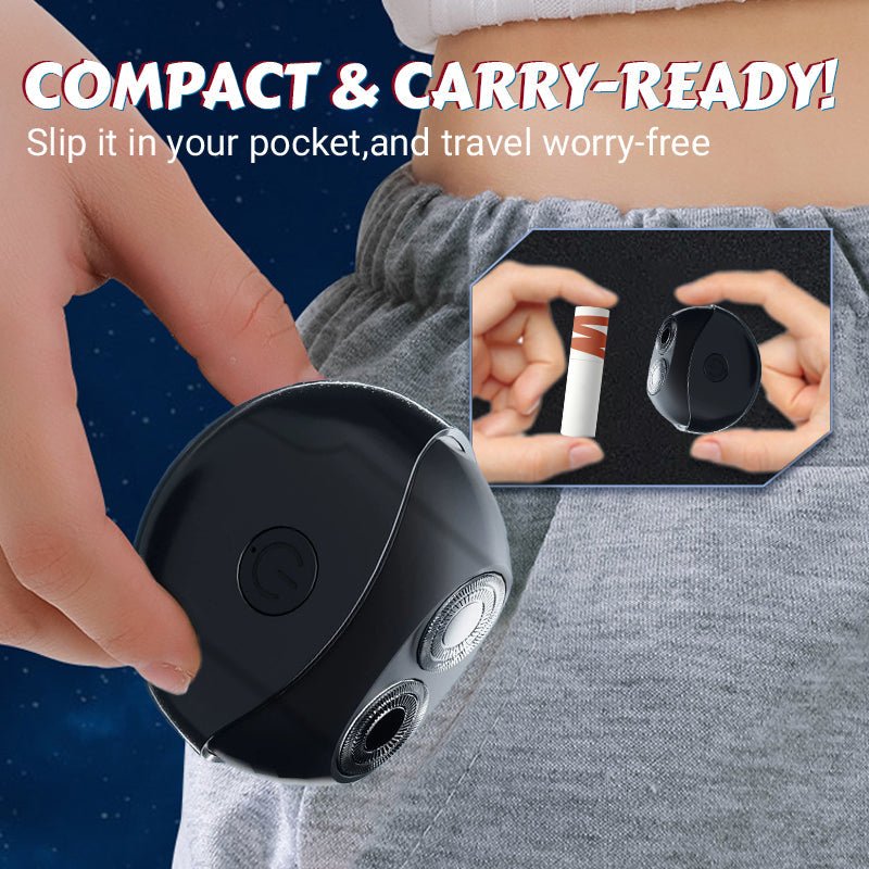 Pura Electric Shaver | Waterproof, Compact Design, Dual - Ring Foils - Hartwella