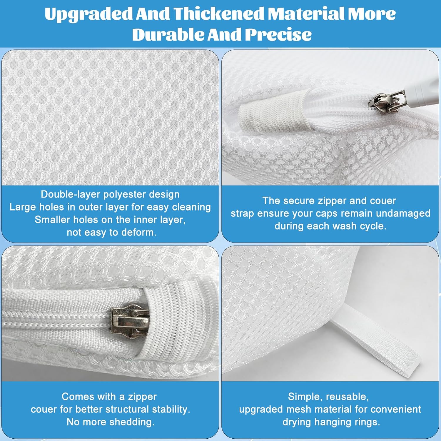 Pura Hat Washer Cage | Adjustable Shaper with Mesh Bag - Hartwella