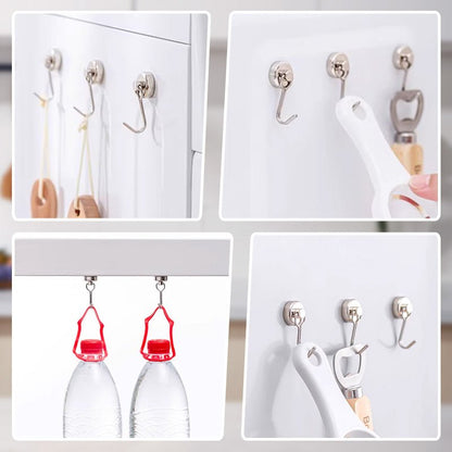 Pura Magnetic Hooks | Heavy - Duty, 360° Rotatable - Hartwella