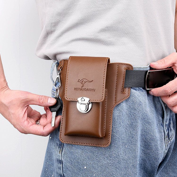 Pura Mobile Belt Bag | Waterproof, Durable PU Leather - Hartwella
