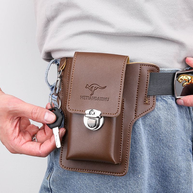 Pura Mobile Belt Bag | Waterproof, Durable PU Leather - Hartwella