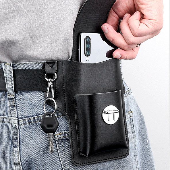 Pura Mobile Belt Bag | Waterproof, Durable PU Leather - Hartwella