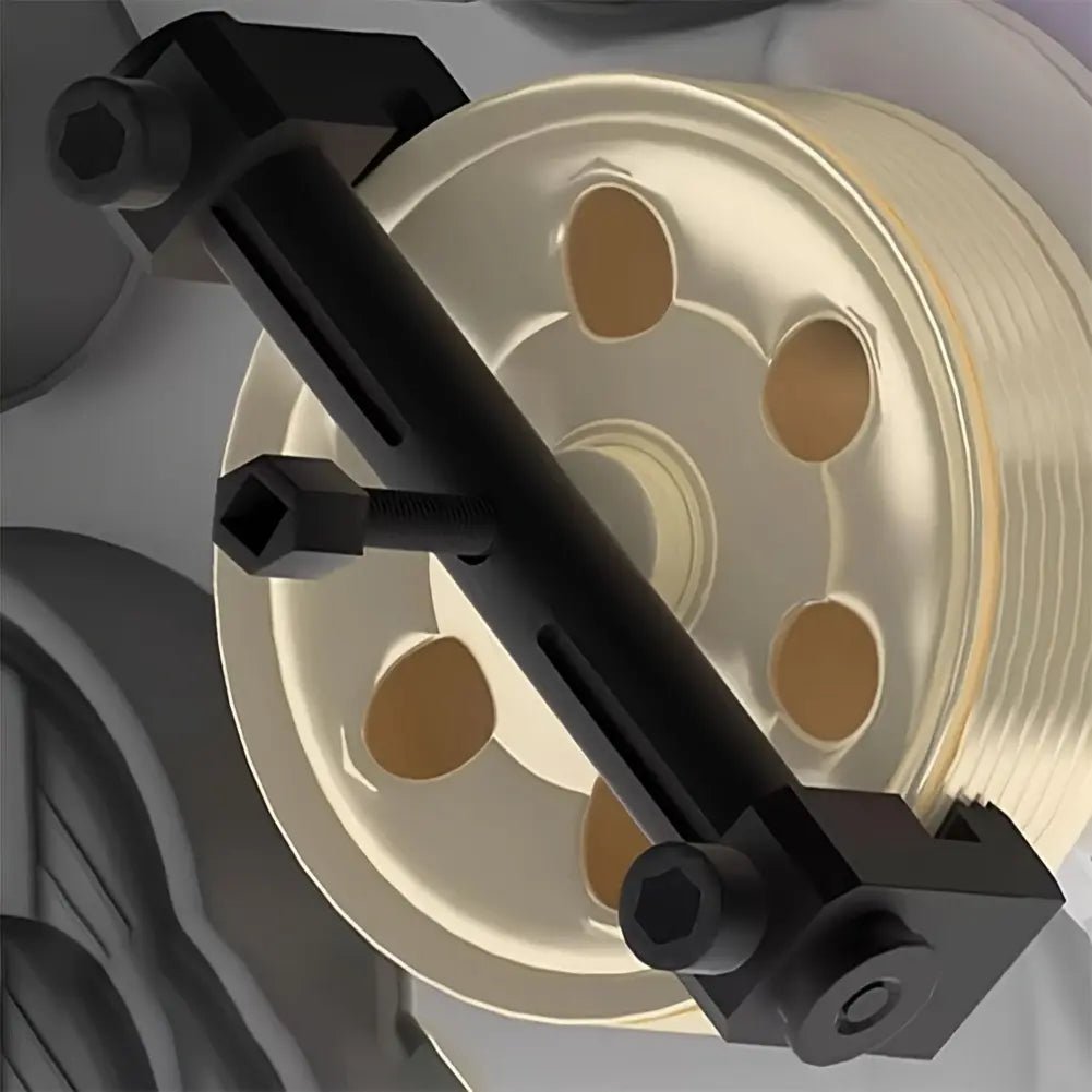 Pura Pulley Puller | Adjustable Crankshaft and Power Steering Removal Tool - Hartwella