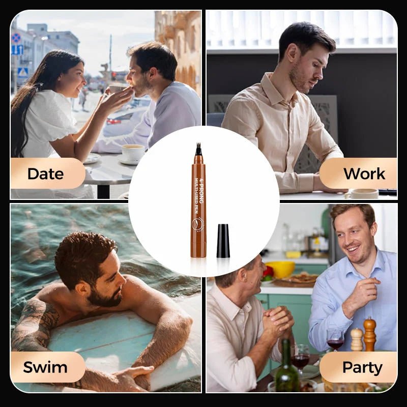 Qwik Multi-Use Pen | 4-Prong Design, Ergonomic Grip - Hartwella