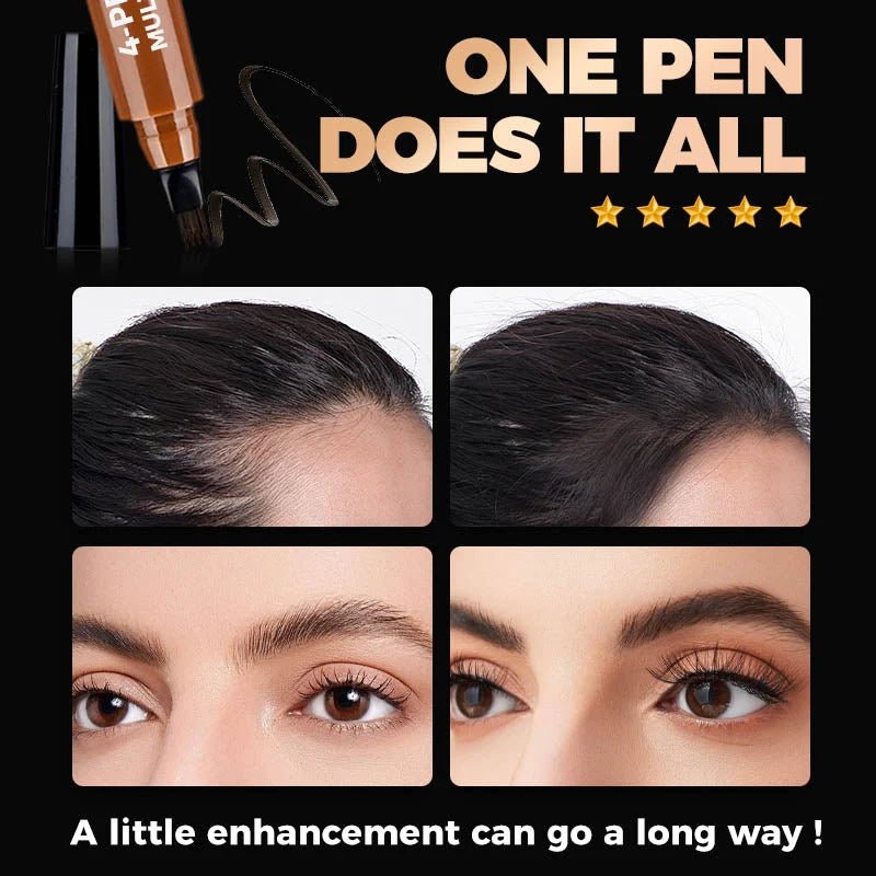 Qwik Multi-Use Pen | 4-Prong Design, Ergonomic Grip - Hartwella