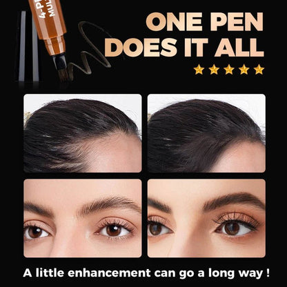 Qwik Multi-Use Pen | 4-Prong Design, Ergonomic Grip - Hartwella