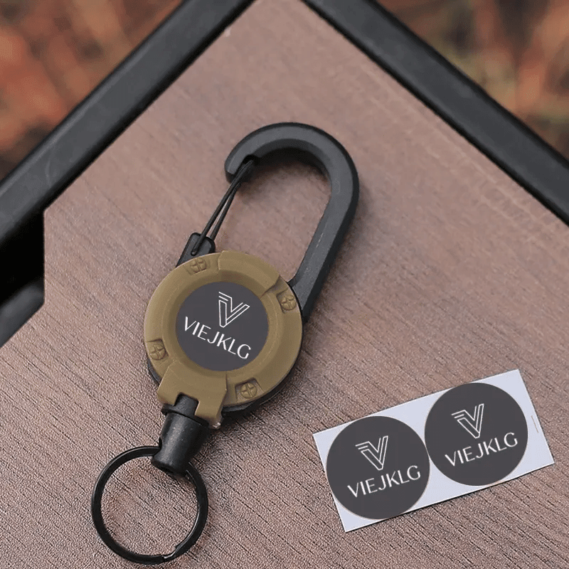 Raptor Keychain | Multifunctional Retractable Carabiner, Heavy-Duty Stainless Steel - Hartwella