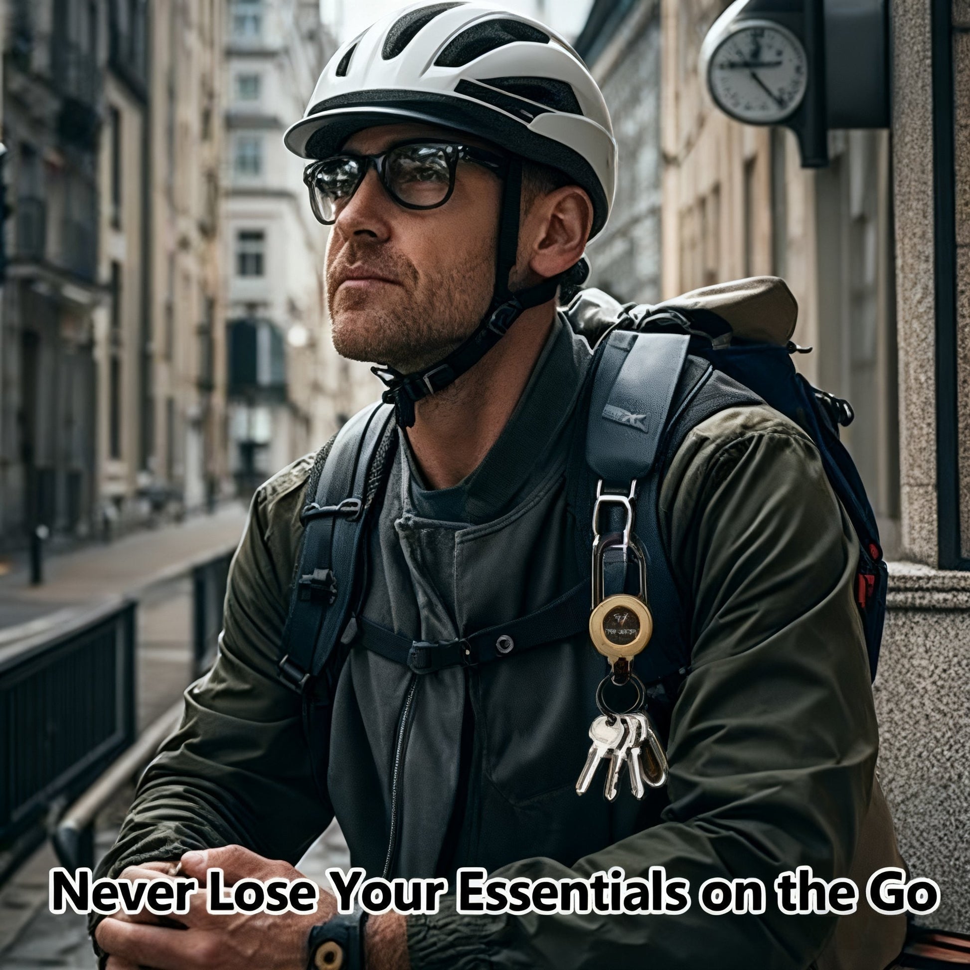 Raptor Keychain | Multifunctional Retractable Carabiner, Heavy-Duty Stainless Steel - Hartwella