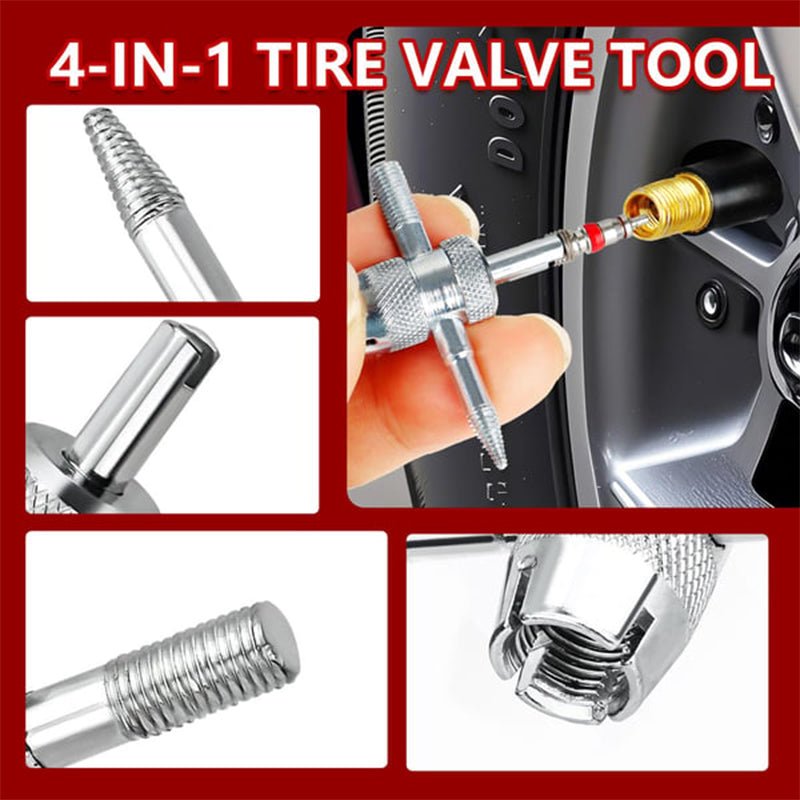 Raptor Tire Valve Tool Kit | Quick Change, Durable Metal Design - Hartwella