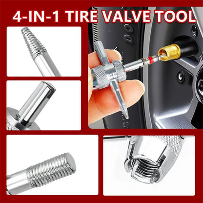 Raptor Tire Valve Tool Kit | Quick Change, Durable Metal Design - Hartwella