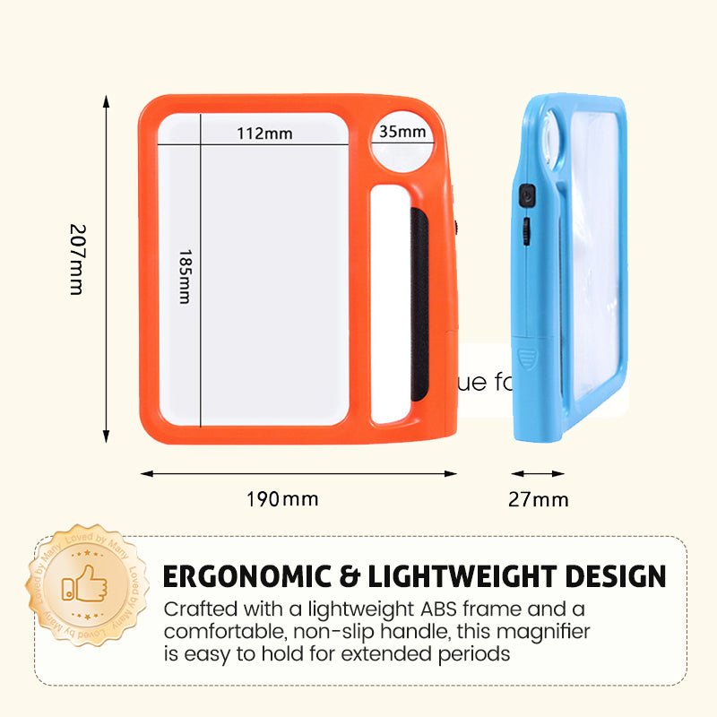 Raven Magnifying Glass | Rechargeable LED with 3 Light Modes - Hartwella