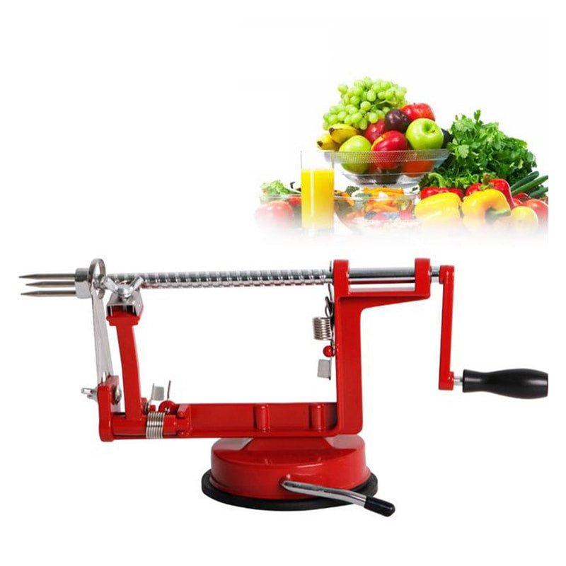 Ravi Hand Crank Peeler | 3-in-1 Peeling, Coring, Slicing Tool – Hartwella