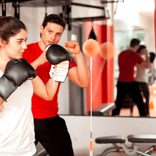 ReflexPro Punching Bag | Adjustable Height, Portable Design - Hartwella