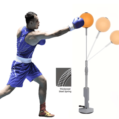 ReflexPro Punching Bag | Adjustable Height, Portable Design - Hartwella