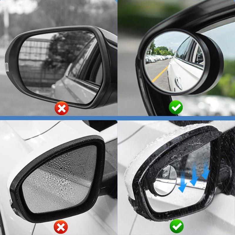 Rela Side Mirror Cover | Rain Shield, Flexible ABS - Hartwella