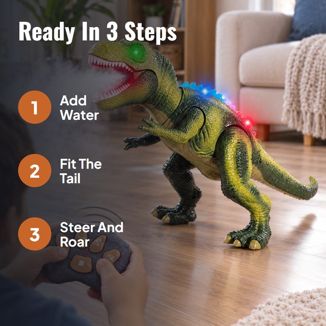 Rexlo™ Remote Control Walking T-Rex - Hartwella