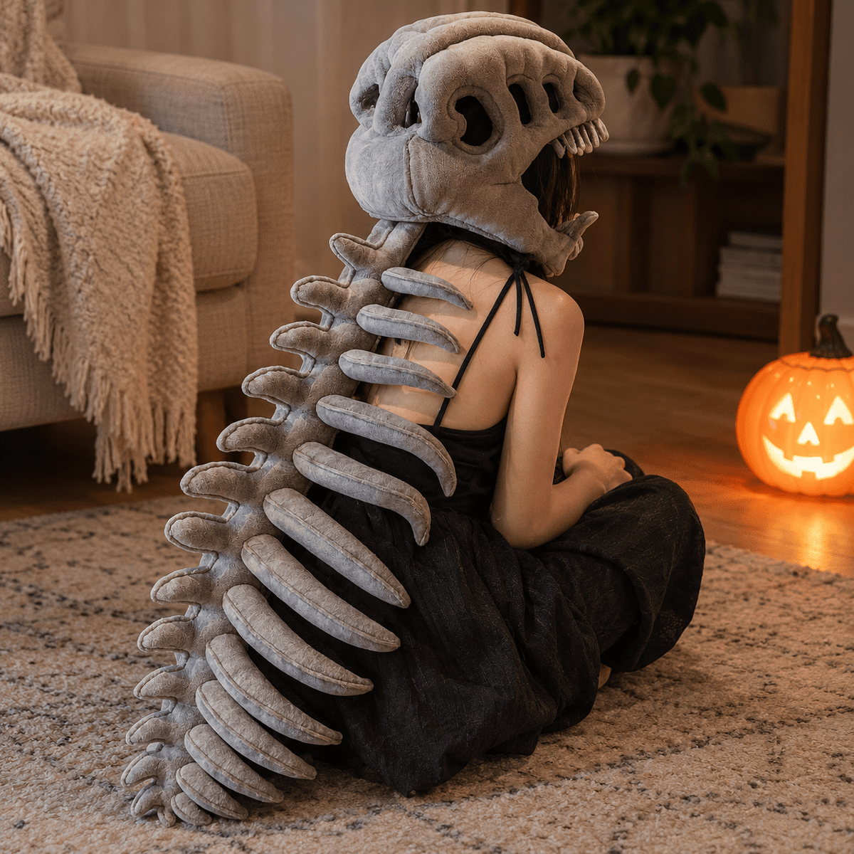 Rexolo™ Plush Dinosaur Skull Mask - Hartwella