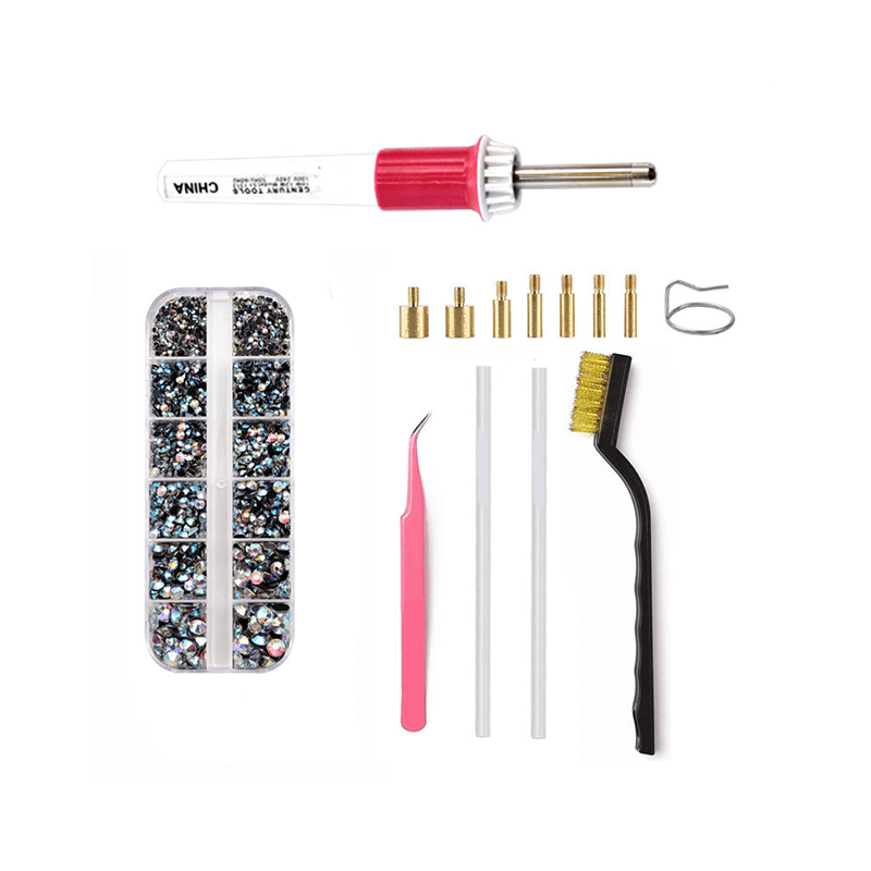 Rhinestone Sparkle Kit | 7 - in - 1 Hotfix Applicator Set - Hartwella