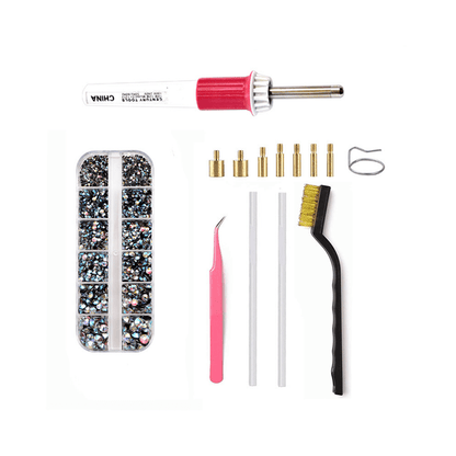 Rhinestone Sparkle Kit | 7 - in - 1 Hotfix Applicator Set - Hartwella