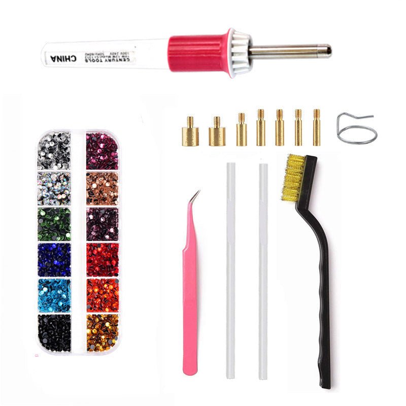 Rhinestone Sparkle Kit | 7 - in - 1 Hotfix Applicator Set - Hartwella